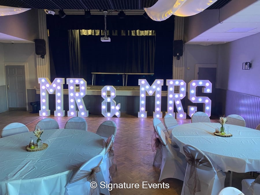 LED Letters A to Z to Hire | Light Up Letter Hire
